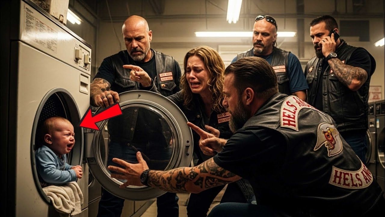 Ich versteckte Babybruder im Trockner – Mädchen führte Biker hin, was 168 Engel fanden….............
