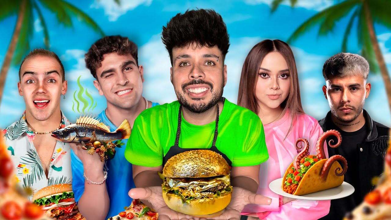 COMIENDO LO MISMO DEL YOUTUBER DE ADELANTE EN EL SUMMER KAMP