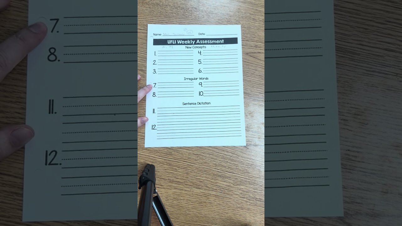 UFLI Test 84 & 85