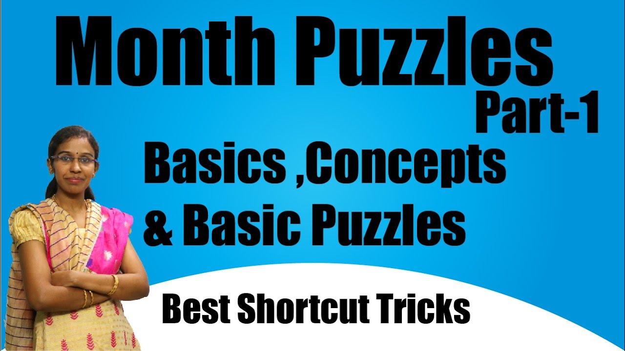 Month Puzzles-Basics,Concepts & Basic Puzzles-Part-1