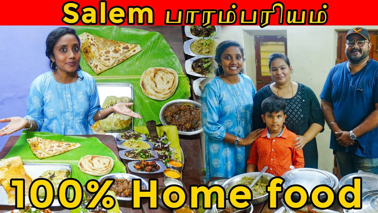 பாரம்பரியம் நண்டு வறுவல், இலை பரோட்டா, கறி பரோட்டா சேலம் I Tastee with Kiruthiga