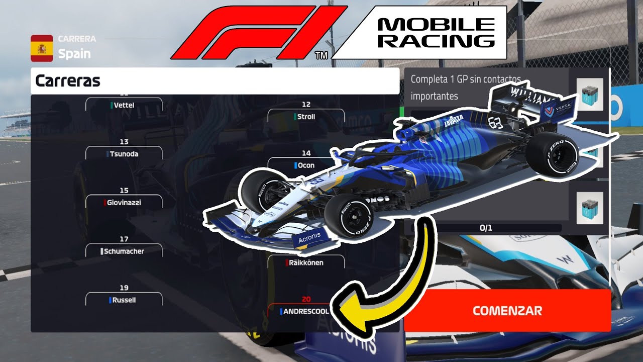 COMENZAMOS EL MODO CARRERA EN LA NUEVA ACTUALIZACIÓN DE F1 MOBILE RACING