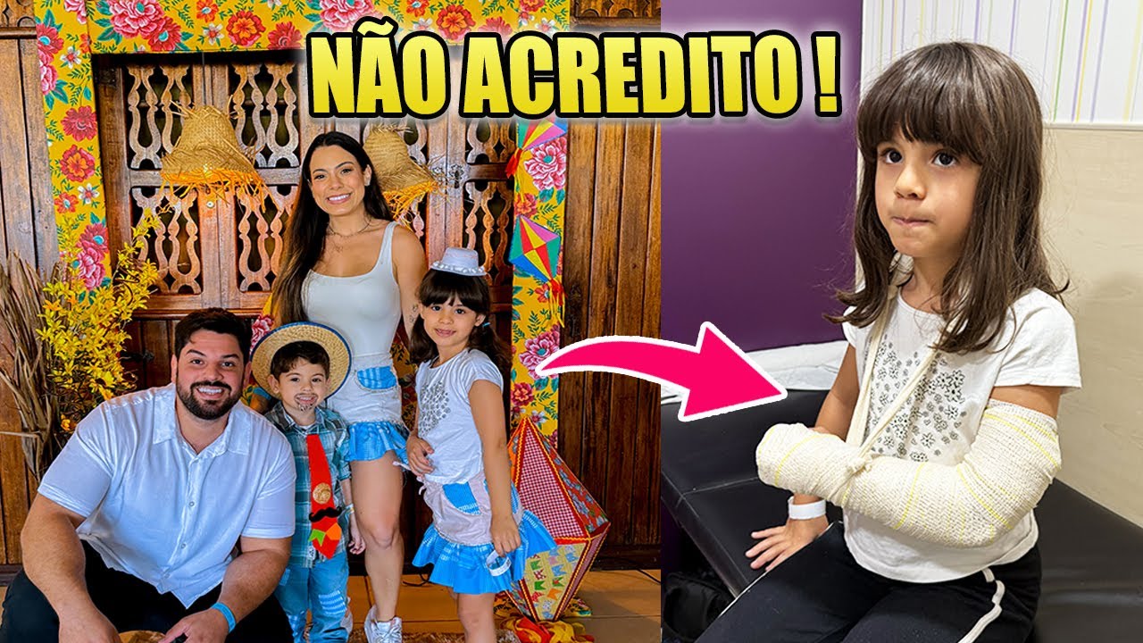 Na PRIMEIRA FESTA JUNINA da escola DO ZYON tivemos que ir para EMERGÊNCIA * Vlog | Kathy Castricini