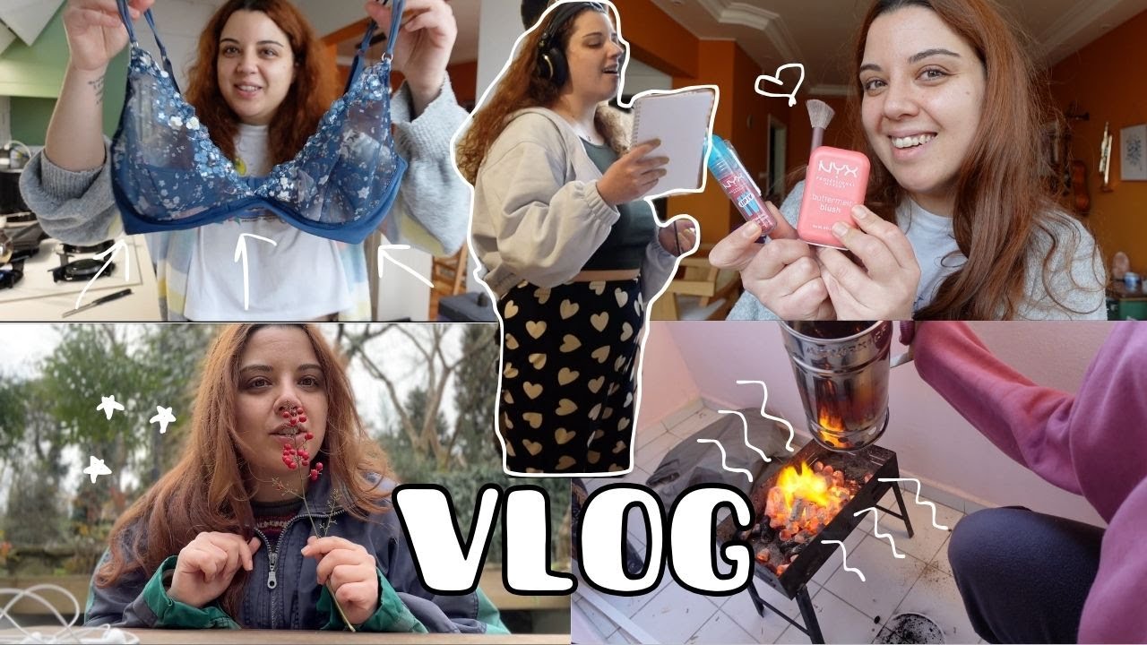 NYX İN ALLIĞINI VE RUJUNU DENİYORUZ, DİŞ İPİYLE DUDAK PEELİNGİ, EVDE MANGAL YAPMACA #vlog