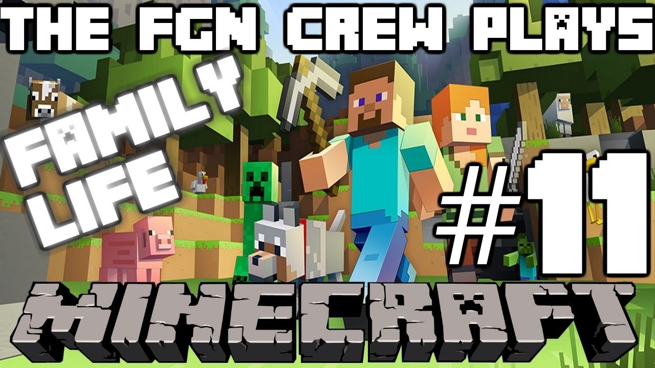 The FGN Crew Plays: Minecraft Family Life #11 - The Boat Trip (PC)