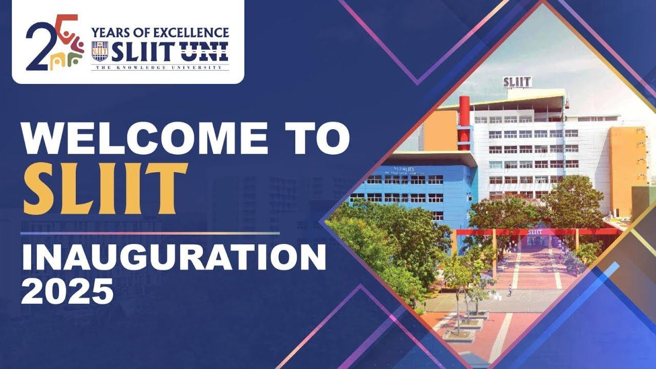 SLIIT Inauguration | October 2025 | Session 01 | FOC | FOE