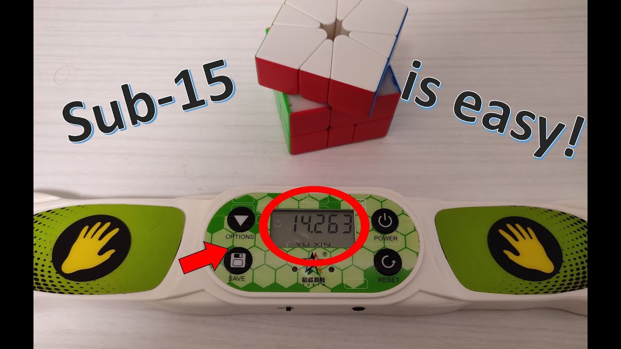 How to get Sub-15 on Square-1 EASY!!! (Lin method)