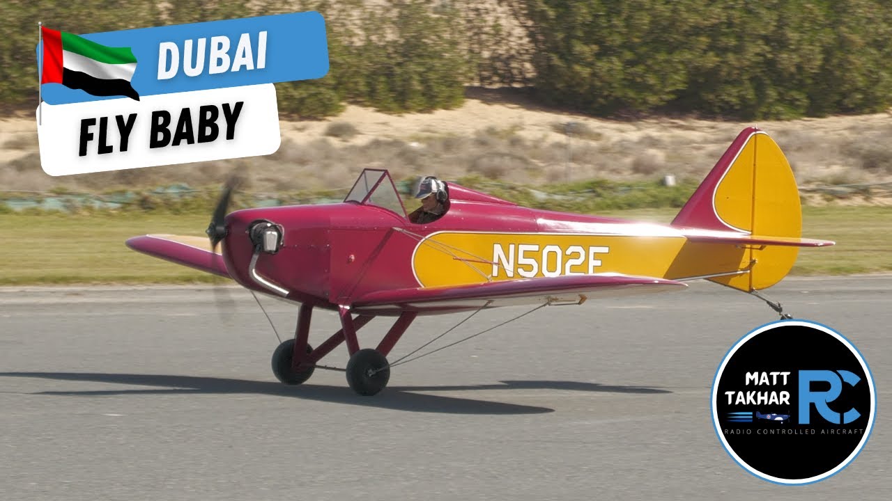 Incredible Sounding CARF Fly Baby | Low Passes & Engine Roar in Dubai