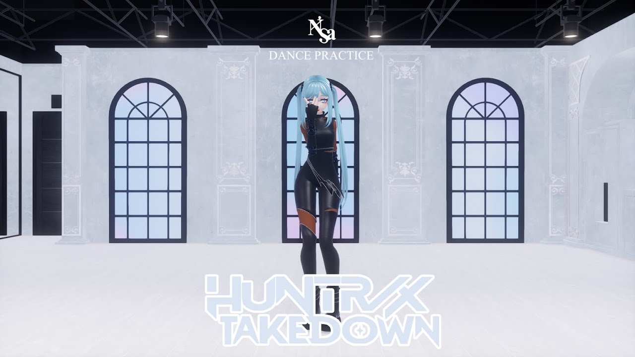 [MMD | Dance Practice] HUNTR/X - 'Takedown' ☄️