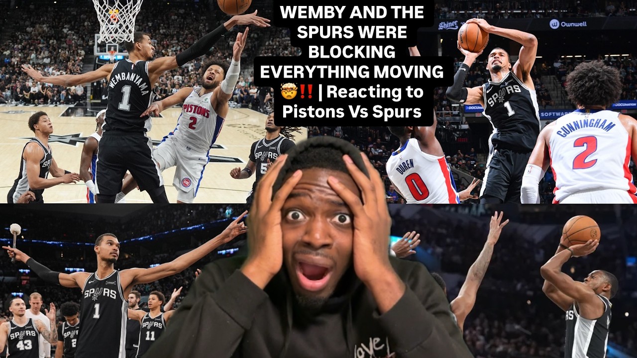 WEMBY AND THE SPURS WERE BLOCKING EVERYTHING MOVING!! | Reacting to Pistons Vs Spurs | 3/5/26