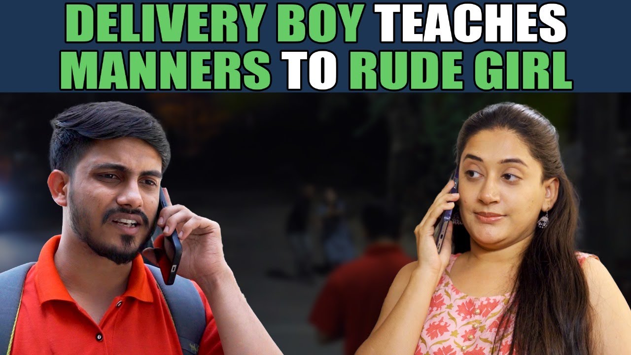 Delivery Boy Teaches Manners To Rude Girl | Nijo Jonson shorts