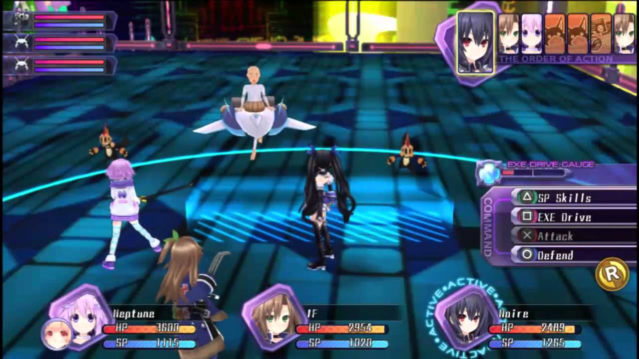 Hyperdimension Neptunia Re;Birth 1 Vita Gameplay