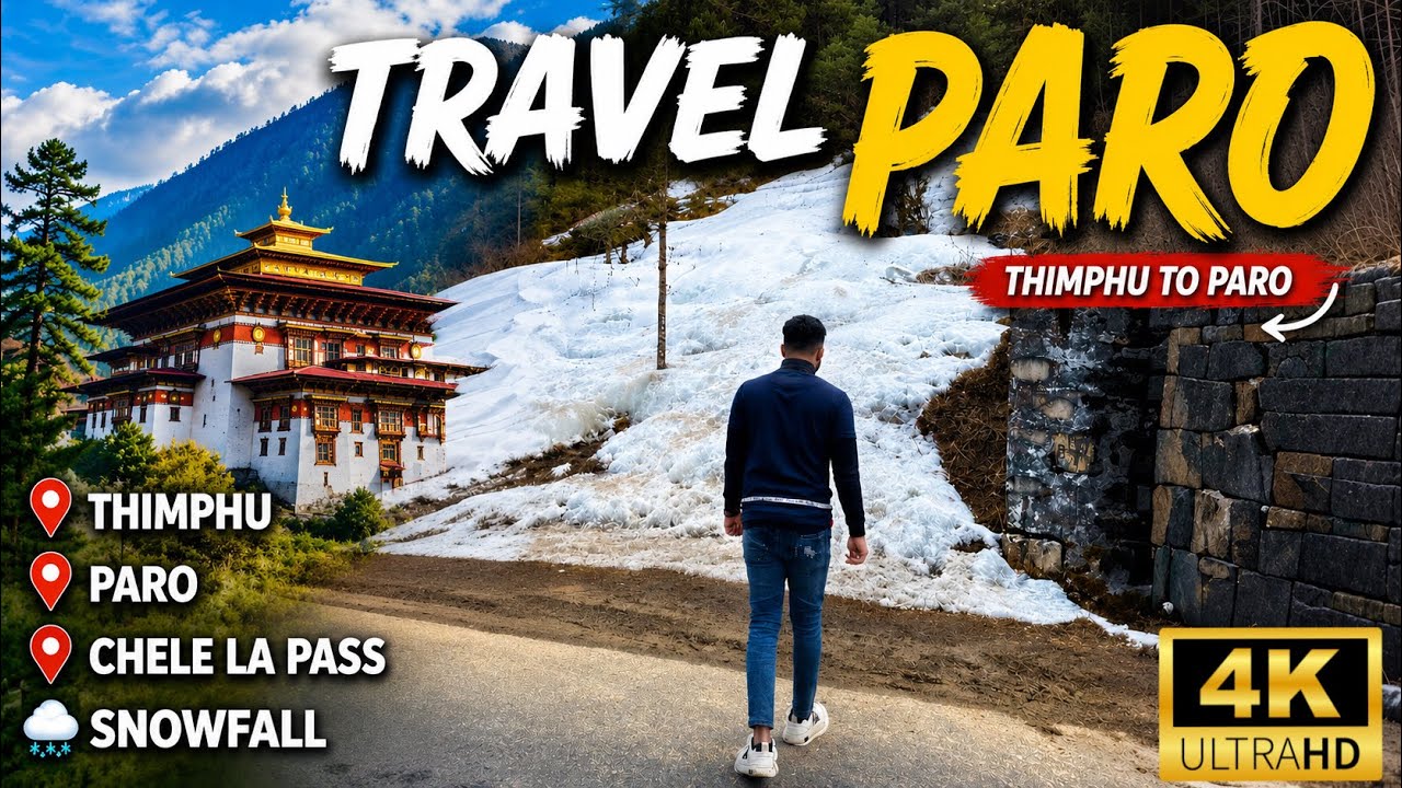 থিম্পু থেকে পারো | Travel Bhutan | Bangladesh To Bhutan |Thimphu To Paro | Chele La Pass | Episode 3