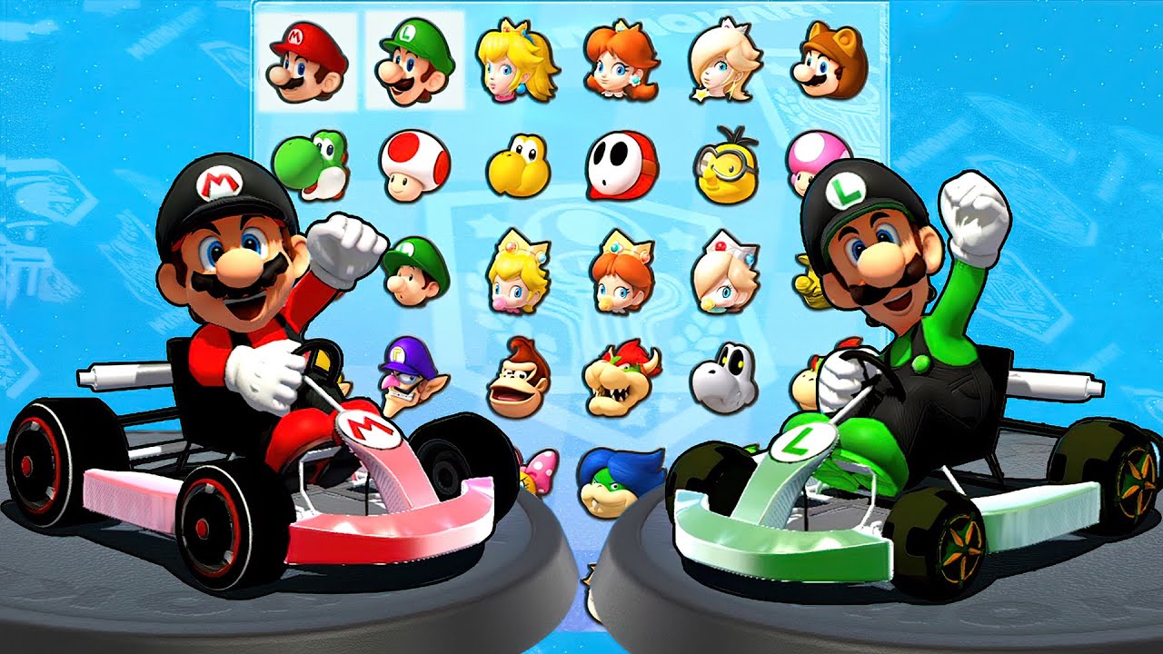 Mario Kart 8 Deluxe - [2 Player] Mario Galaxy Vs Luigi Galaxy in Star Cup | The Best Racing Game