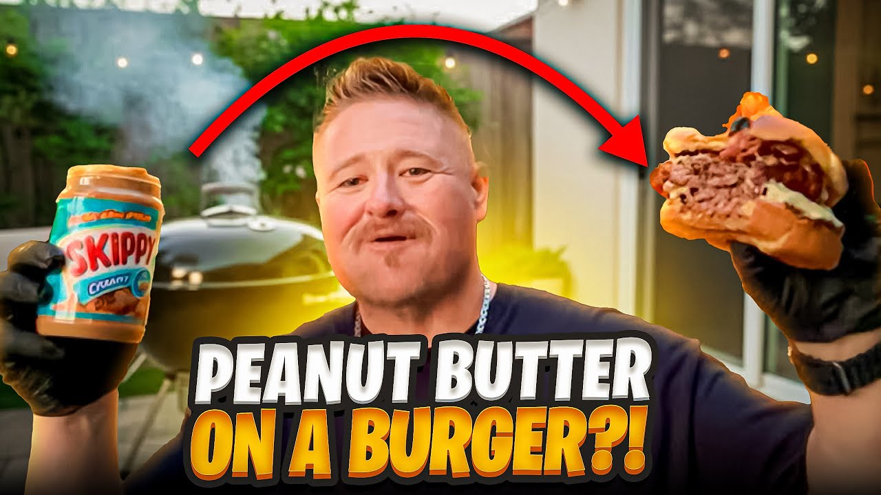 This Peanut Butter & Honey Bacon Cheeseburger Will Blow Your Mind!