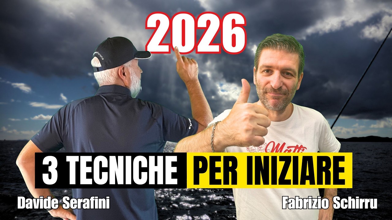 Le 3 Tecniche di Pesca Infallibili per Questo Periodo (con Fabrizio Schirru) 🦑🎣