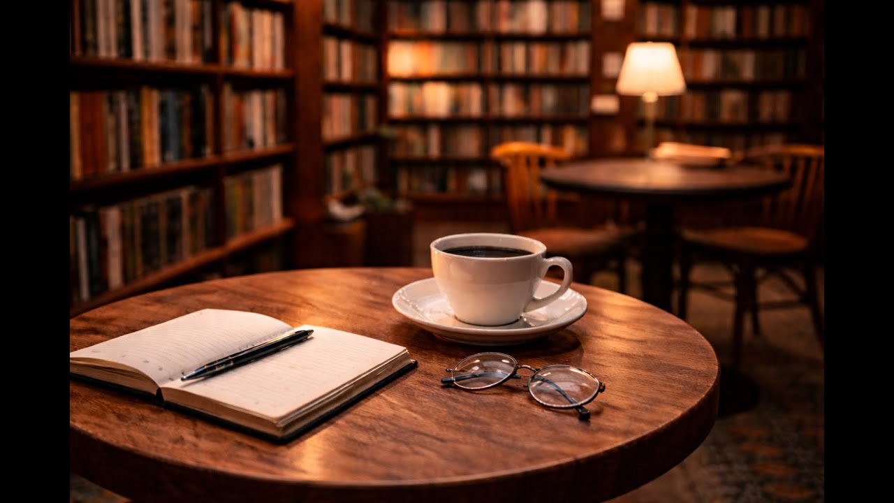 Quiet Library Coffee ☕📚 | Deep Focus Ambience