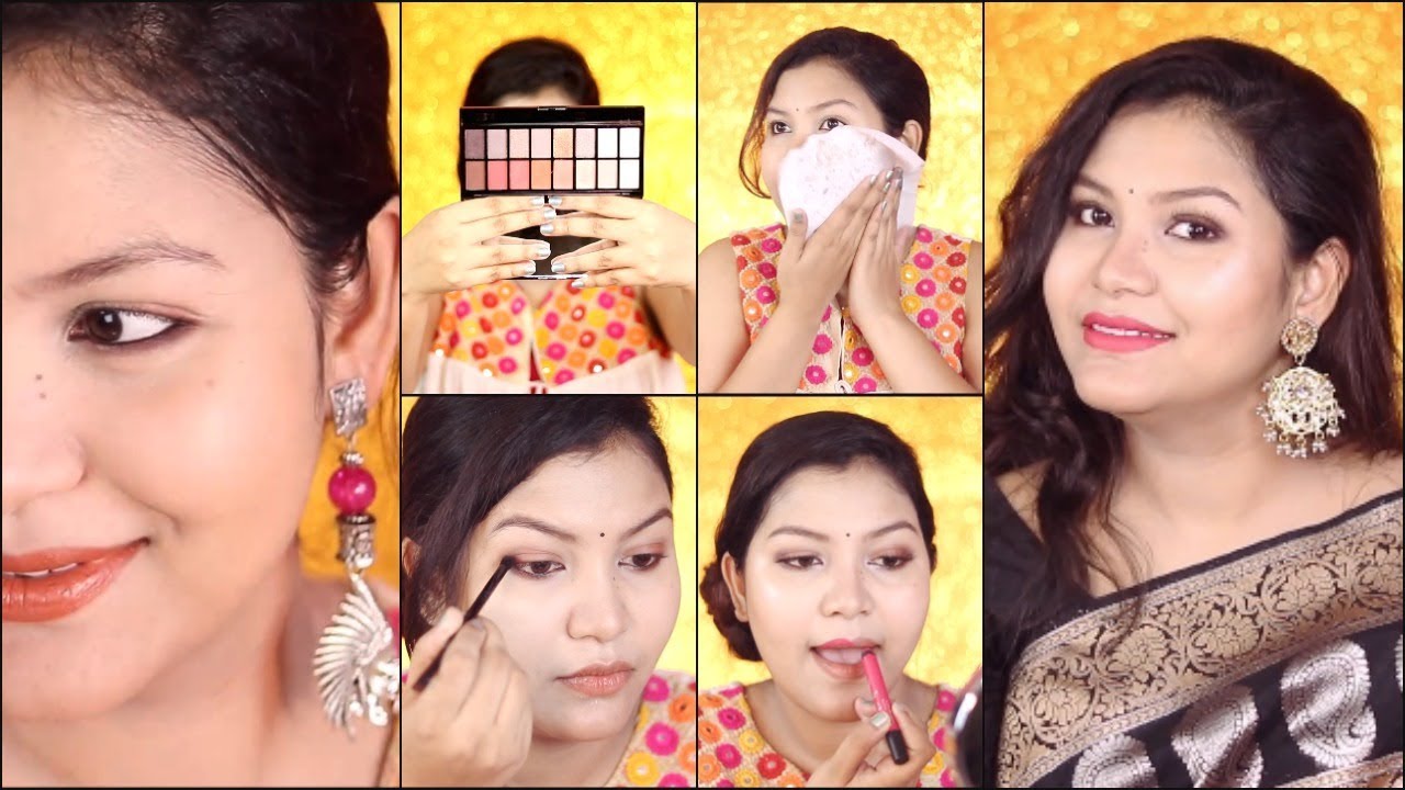 मेकअप कैसे करें day to night के लिए /Indian festive  Makeup for Day and Night