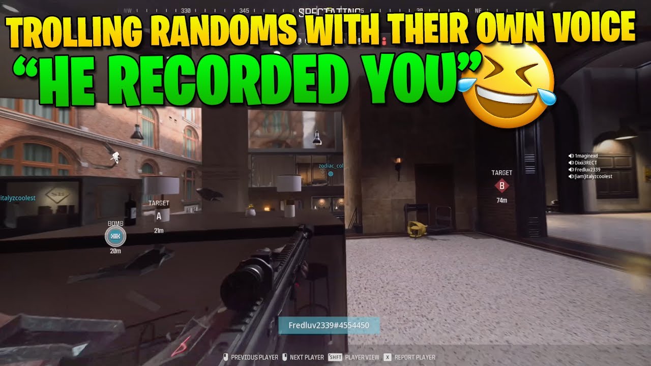 TROLLING RANDOMS WITH THEIR OWN VOICE FOR 21 MINUTES STRAIGHT (They Crack Up Laughing lol)