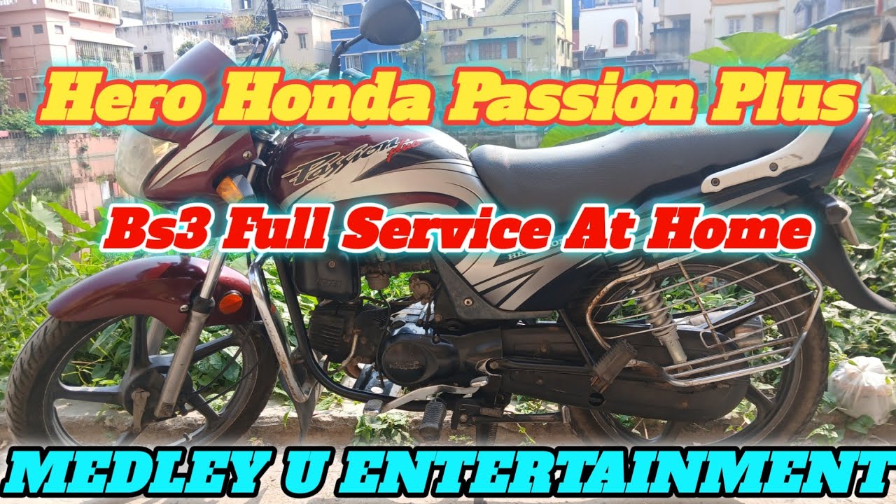 How to Service Hero Honda Passion Plus BS3 (2004) at Home 🔧 | Full Step-by-Step Guide