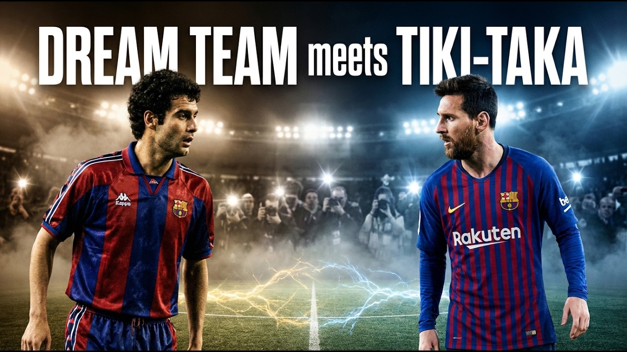BEST Barcelona Team EVER? 90s Dream Team vs 2010s Tiki-Taka!