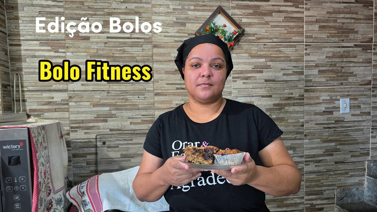 BOLO FITNESS SEM AÇÚCAR, SEM FARINHA BRANCA! 