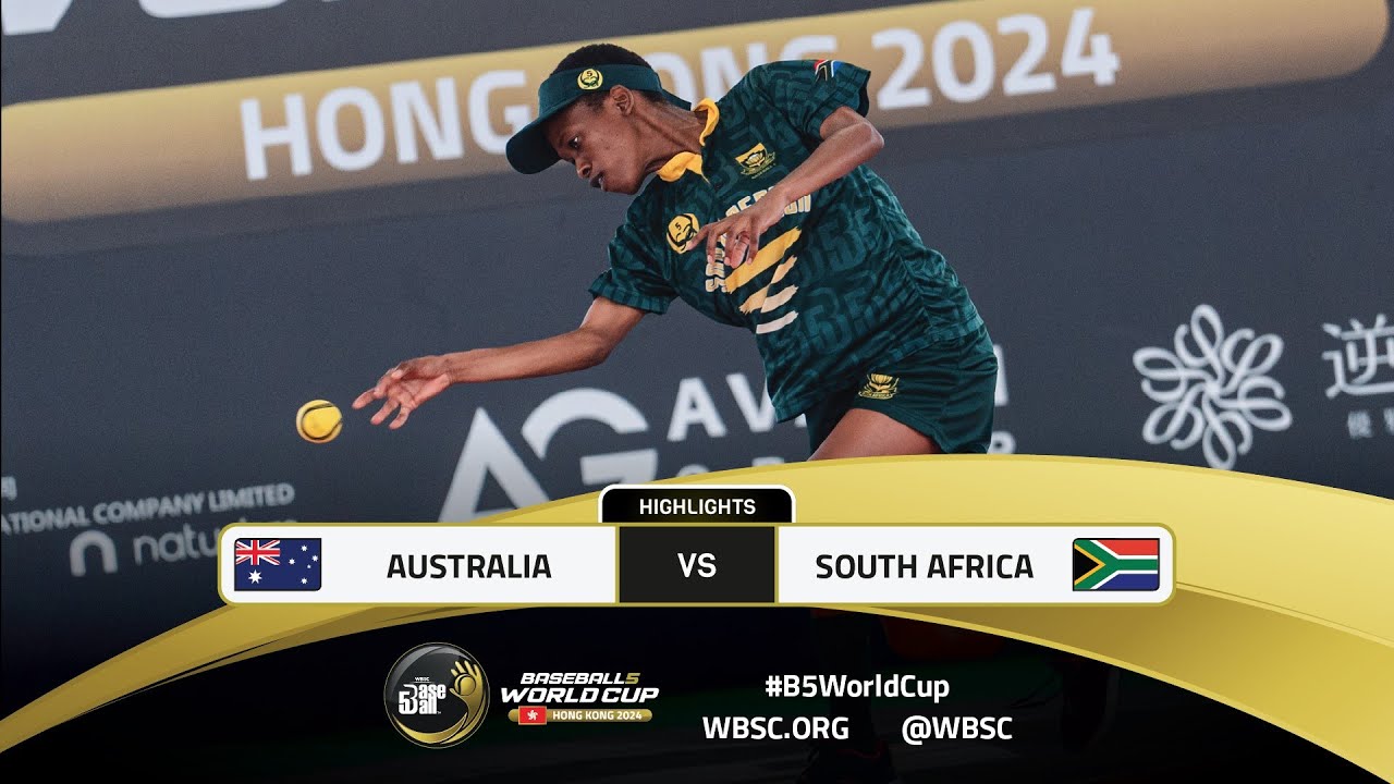 Highlights | Game 31 AUS v RSA | WBSC Baseball5 World Cup 2024