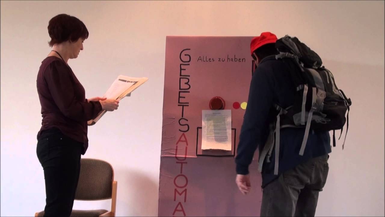 Ein lustiger Sketch: Der Gebetsautomat PS 5015 - Rufe mich an in der Not