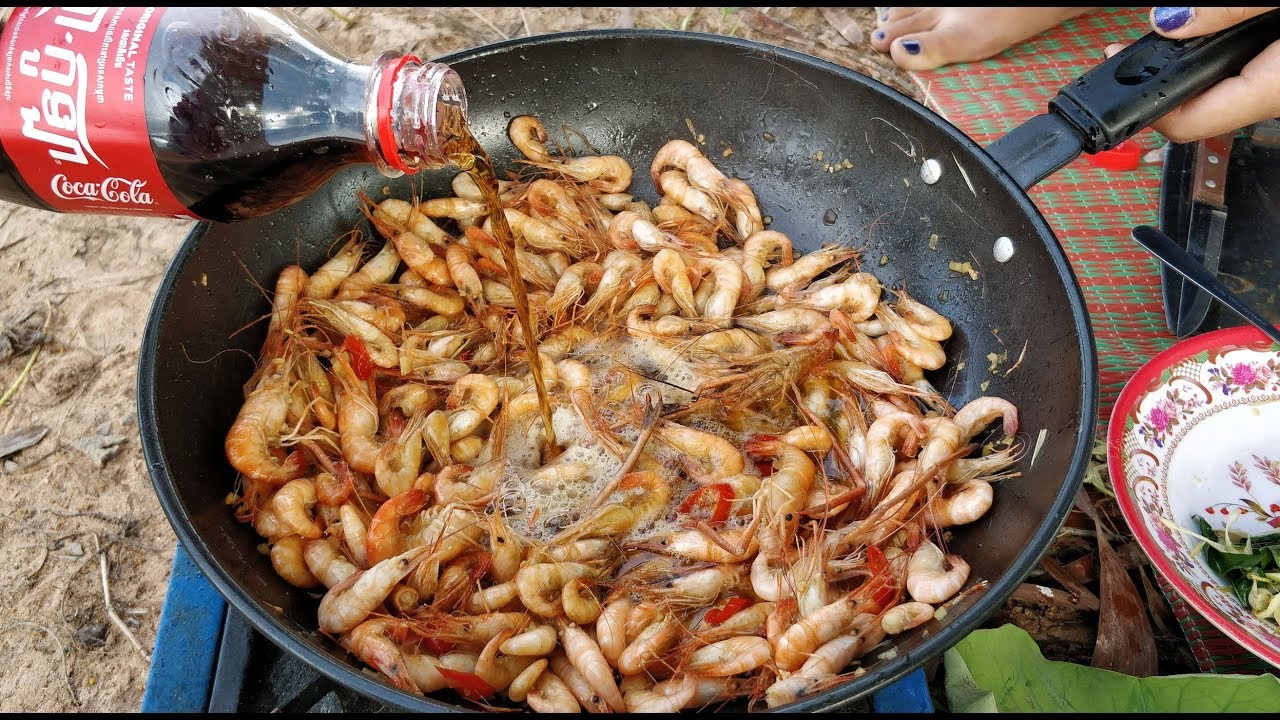 How to Cook Shrimp with Coca-Cola / AHA Factory