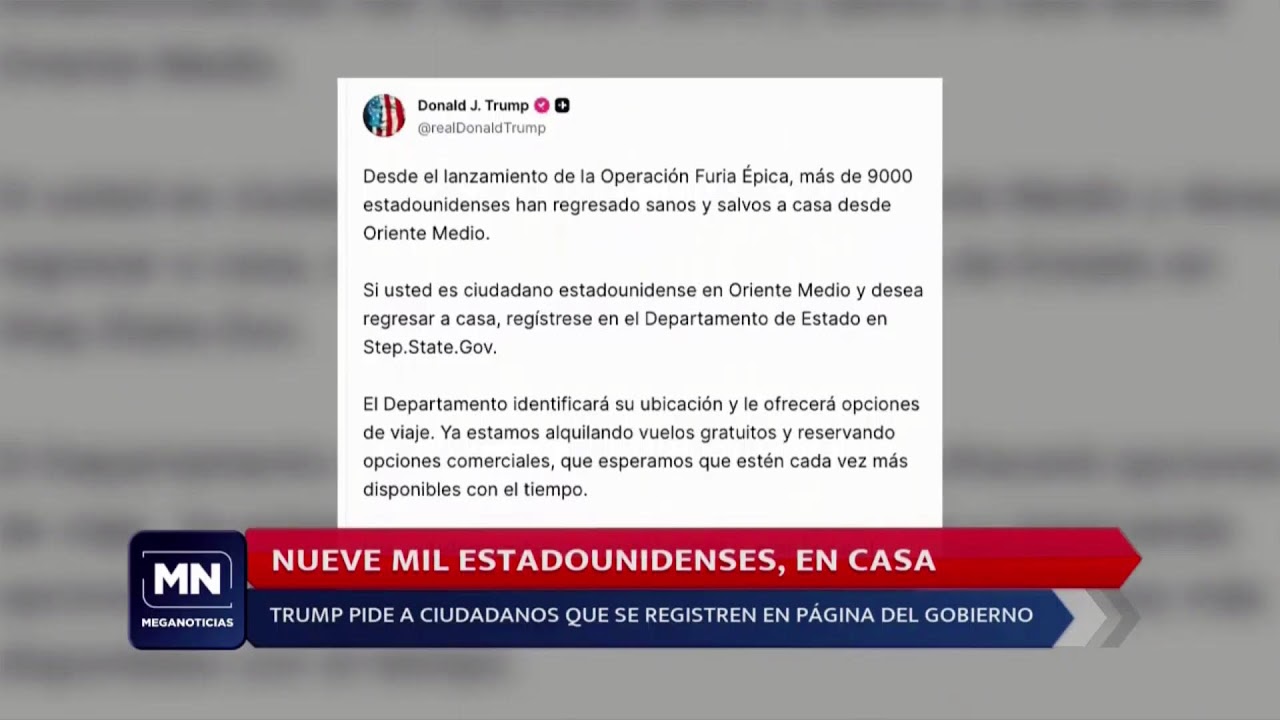 Meganoticias informa con Lydia Cumming