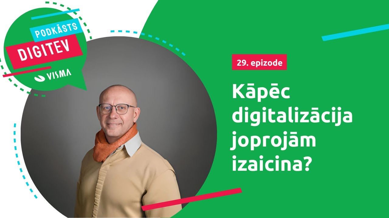 Podkāsts DIGITEV #29 - Kāpēc digitalizācija joprojām izaicina?