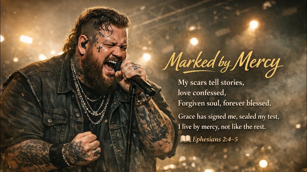 Jelly Roll ⁻Marked by Mercy✝️❤️✝️ | Powerful Gospel Song Inspired by Ephesians 2:4–5