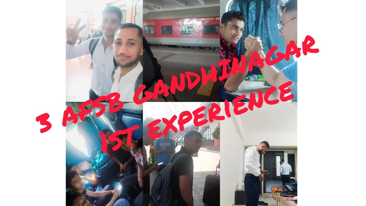 3 AFSB gandhinagar | Vlog | how we reached and stayed.
