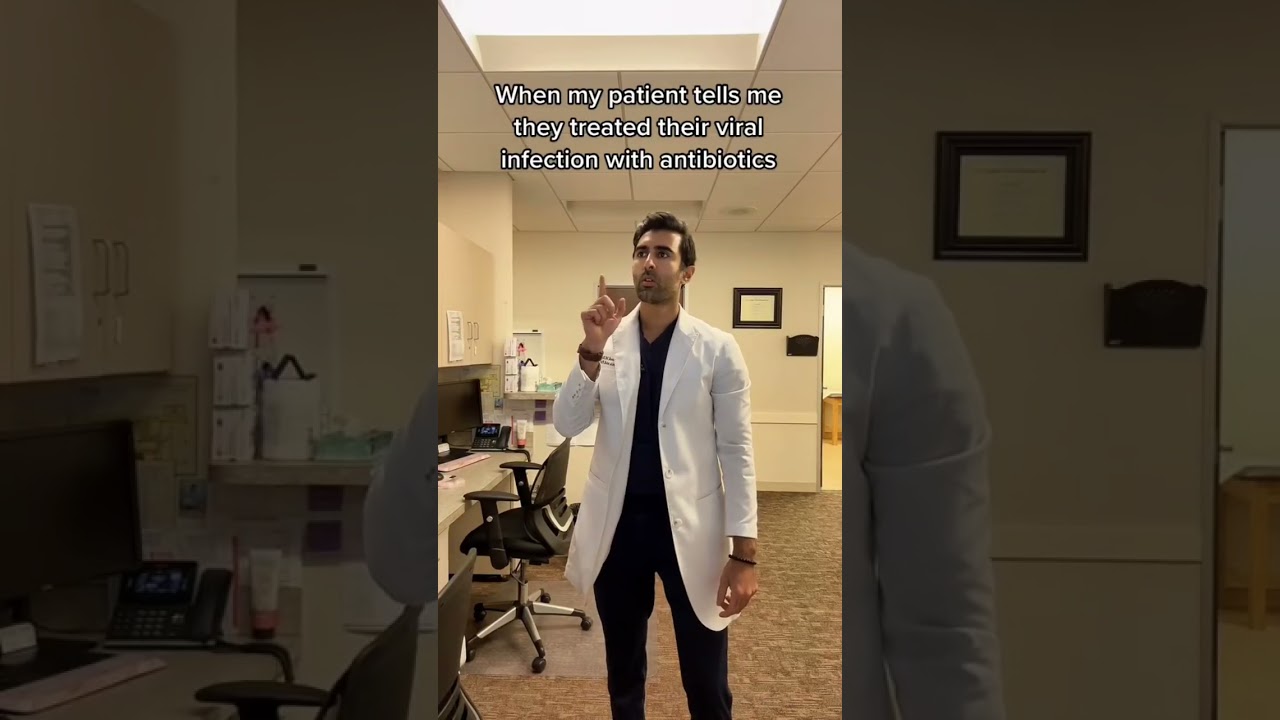 Treating viral infection with antibiotics