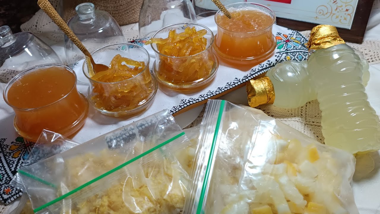 الليمون الحامضض😋مفيد جدا💯مربى الحامض بطريقة مختلفة تماما قشور الحامض معسلين شرح مفصل مع باقي الوصفات