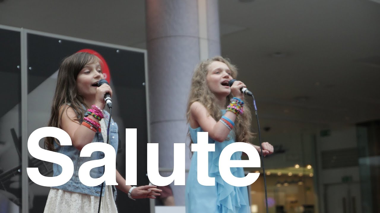 Little Mix - Salute - 11 year old Sapphire & 8 year old Skye - cover