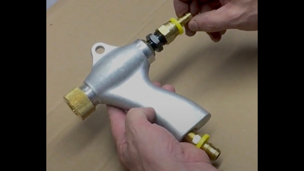 Upgrade gun for the Harbor Freight Blast Cabinet