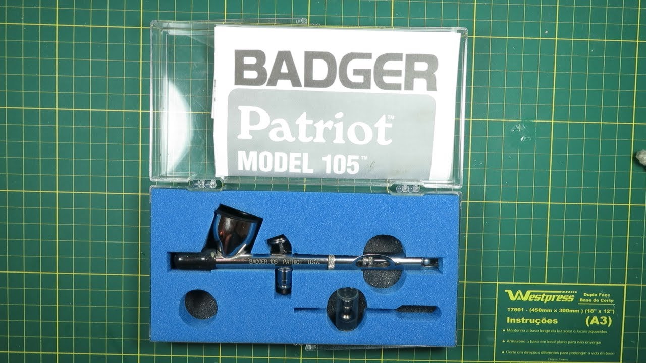Badger 105 Patriot. [Entendendo o aerógrafo]