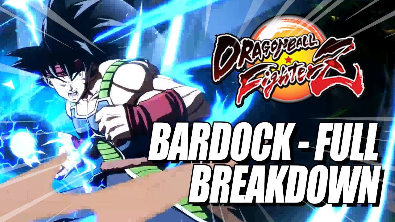 BARDOCK - Combos, Specials & Breakdown: DragonBall FighterZ (4k HD)