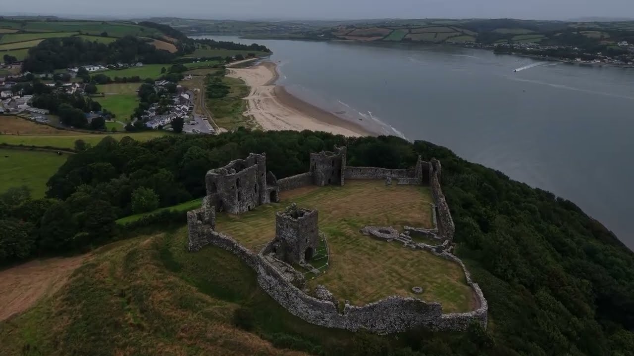 Llansteffan Castle - The Welsh Hidden Coastal Fortress - The Castle with an Incredible View 4k
