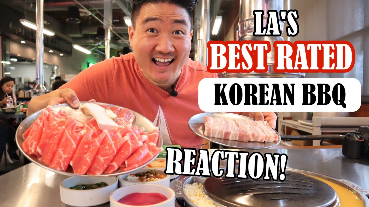 Eating at the HIGHEST RATED KOREAN BBQ in Los Angeles!