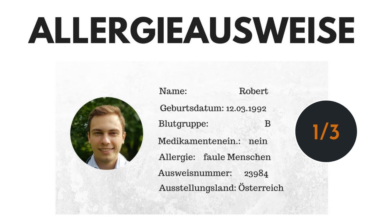 MedAT 2021: Allergieausweise merken Walkthrough 1/3 - Gedächtnis und Merkfähigkeit