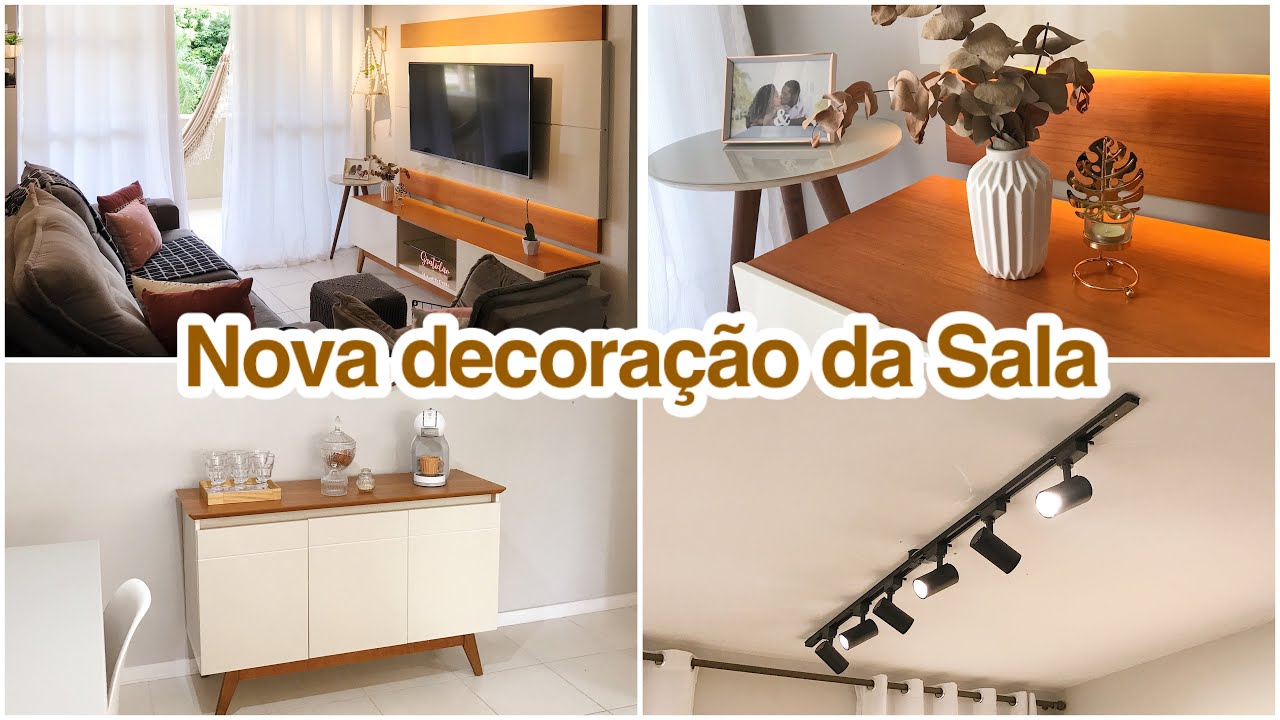 Montamos os móveis novos + Luminária linda 😍 Nova decoração da Sala - Simplifique