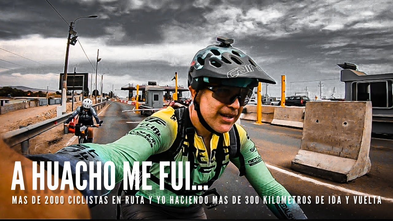 TOUR HUACHO 2023 - Una LOCURA!!! Más de 2000 CICLISTAS en ruta / ME ATROPELLÓ una MOTO /más de 300K