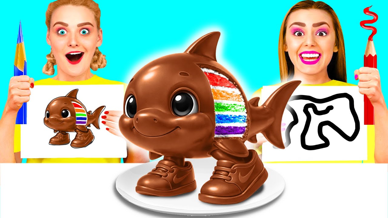 Verrückte Ziehen und Essen Food Challenge | Erstaunliche Hacks und Tricks von Ideas4Fun Challenge