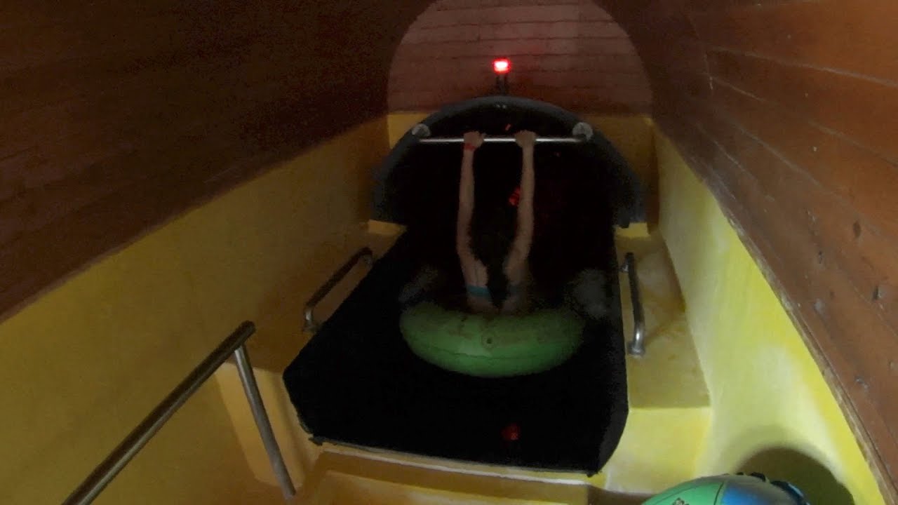 Scary Black Water Slide at Adrenalin Csúszdapark