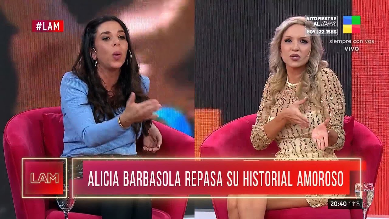 FEROZ CRUCE entre POCHI de GOSSIPEAME y ALICIA BARBASOLA