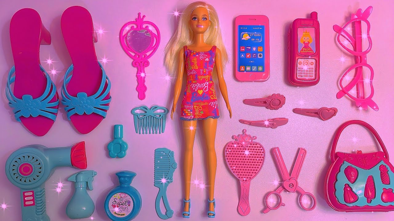 Disney Princess Doll Makeover ~ DIY Miniature Ideas For Barbie ~ Wig, Dress, Faceup, andMore! DIY 