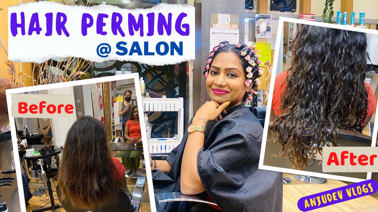 HAIR PERMING| Hair Perming Procedure | Hair Perming Salon Bangalore| Permanent HAIR CURL #perming