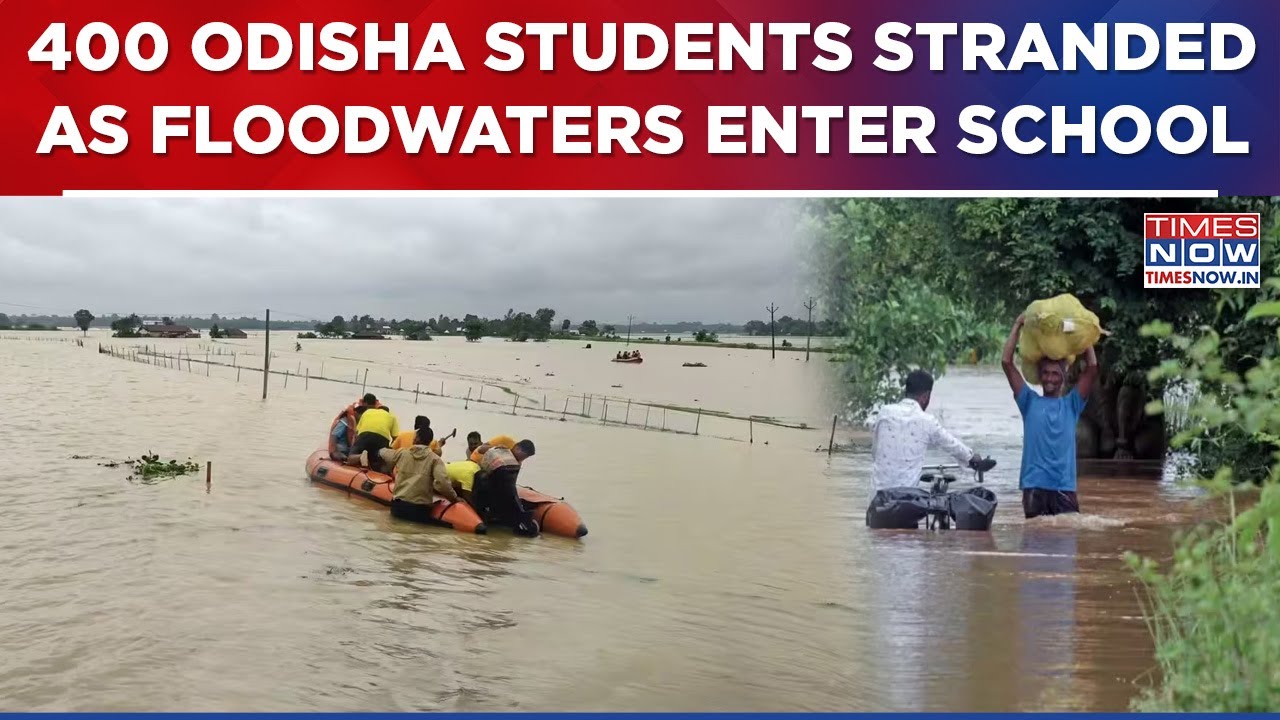 Odisha Flood Fury: 400 Students Trapped As Floodwaters Inundate Kendrapara School, Rescue Op Begins